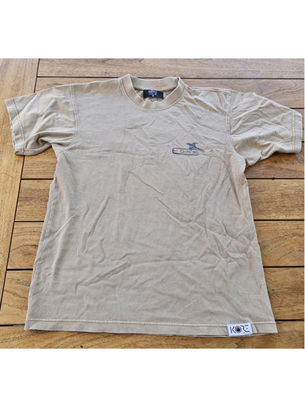 KORELIMITED Tiger Graphic Tee Sand/Beige Size M Heritage Minhwa